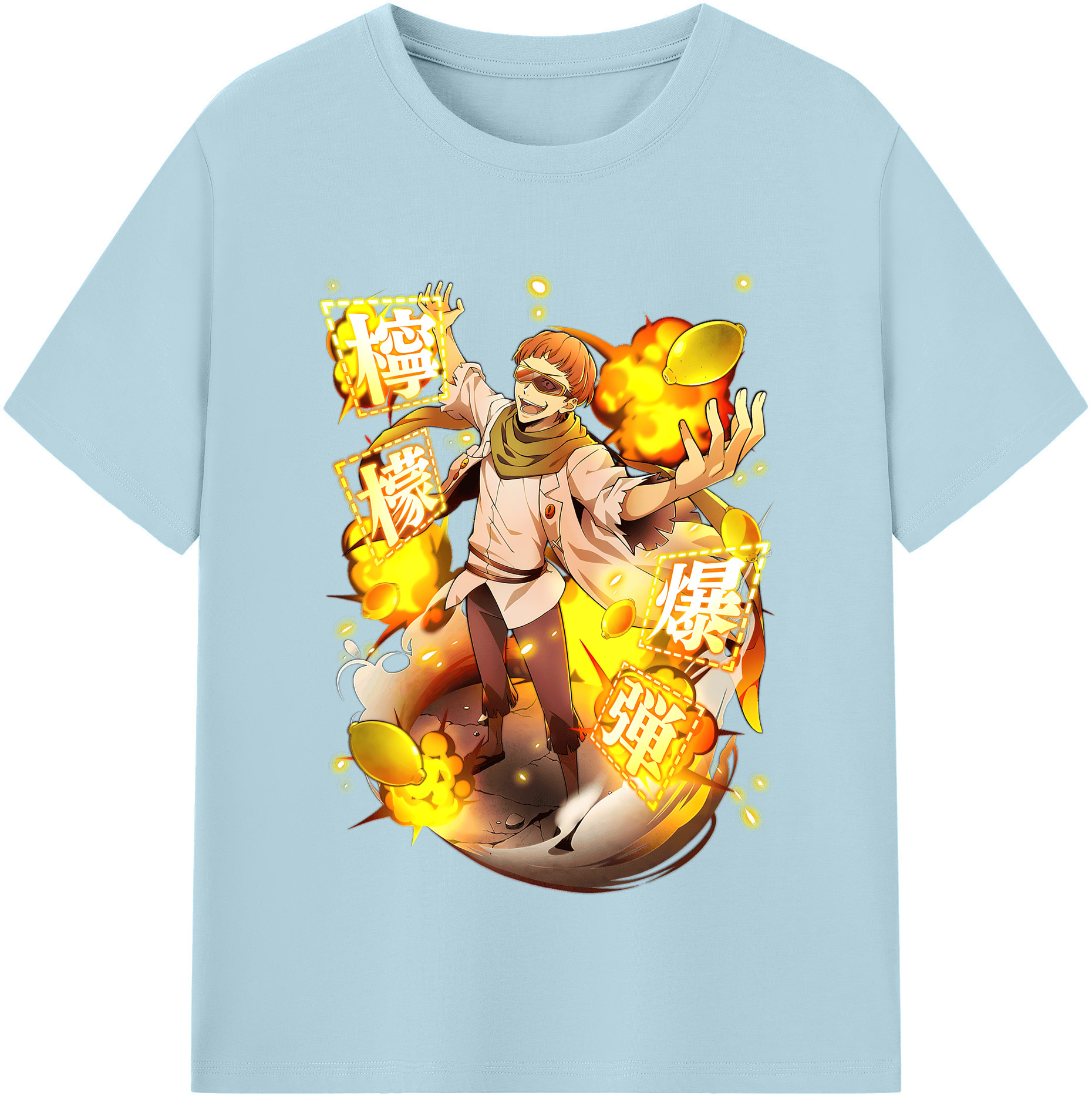 （画像用） 文豪ストレイドッグス Bungo Stray Dogs 綿100％半袖Tシャツ（フロントプリント）